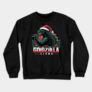 Godzilla - xmas Crewneck Sweatshirt